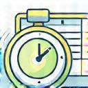 Clock and calendar for fast bookings
